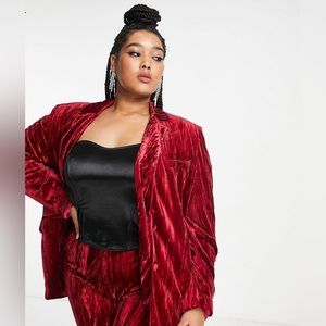 ASOS CURVE x Extro & Vert Plus Oversized Blazer